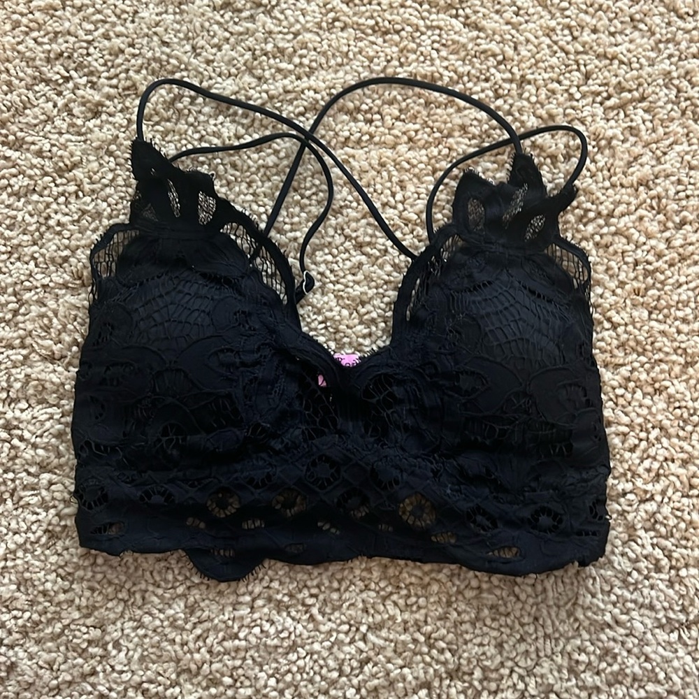 women’s francesca’s black bralette